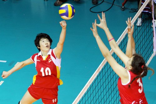 中学生排球世锦赛中国队进决赛 将与德国争冠