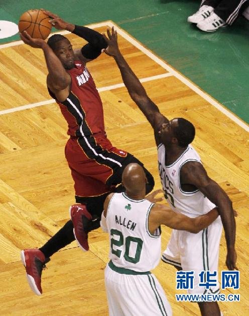 NBA东部决赛:热火生死战3-3扳平比分 高清大图