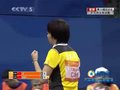 视频：乒球女单决赛 李晓霞反超领先决胜局