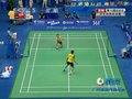 视频：羽球男单决赛 李宗伟拿下第二局