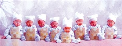 广东富商生下八胞胎