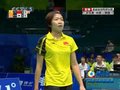 视频：羽毛球女团半决赛回放 汪鑫拿下第一局
