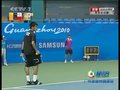 视频：网球男双半决赛 易楚寰双误显紧张