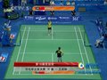 视频：羽毛球女单决赛开始 汪鑫对战王适娴