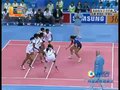 视频：女子卡巴迪决赛 泰国选手被抓住手脚动弹不得