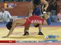 视频：摔跤赛场 蒙古代表队获得本届亚运会第一块金牌