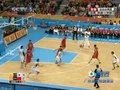 视频：男篮决赛第一节最后2秒 韩国命中三分