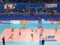 视频：女排中韩决战 韩国队强攻得分