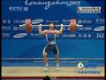 视频：男子举重挺举 罗斯塔米挑战200kg成功