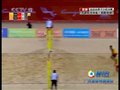 视频：男子沙排决赛 徐林胤上前拦网得分8-9