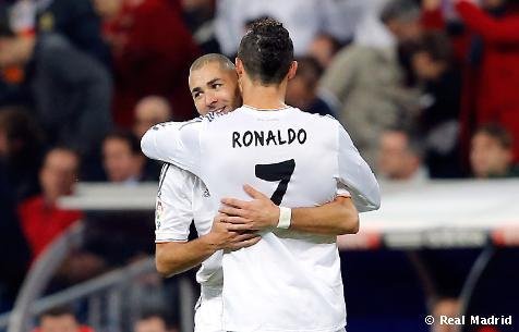 皇马双锋是欧洲最佳搭档C罗本泽马共进22球