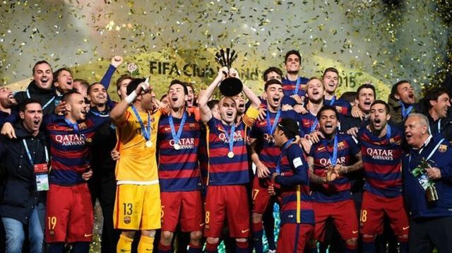 巴萨3-0夺世俱杯加冕五冠王 梅西破门苏神2球