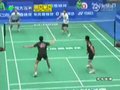 视频：羽超第二轮 广州男双21-19获首局胜利