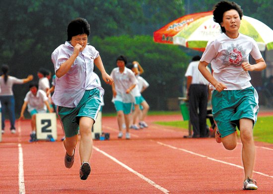 广州中考体育三大变化跑步男1000米女800米