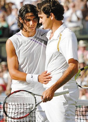 晶报:纳达尔费德勒 超竞技的友谊不是超友谊_体育_腾讯网