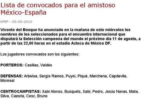 西班牙公布名单：伊涅斯塔金童落选 巴萨7人