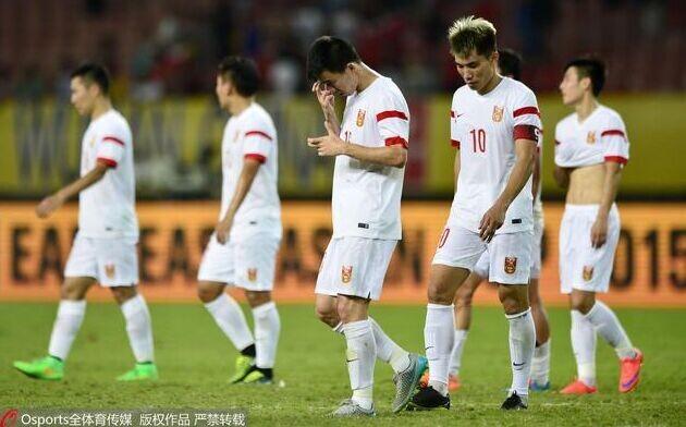 沪媒:国足表现令人绝望 中超水平在韩日之下