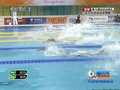 女子50米自由泳预赛李哲思绝对优势获小组第一