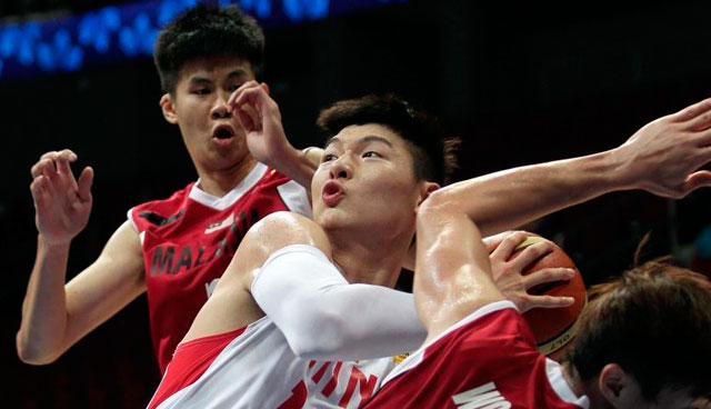 王治郅17分王哲林21+8 男篮91分大胜马来西亚