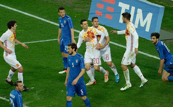 热身赛-意大利1-1西班牙 因西涅破门妖锋首球