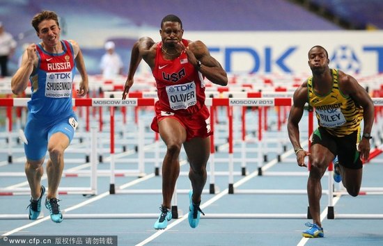 110米栏-奥利弗夺冠打破无冕魔咒 梅里特第六