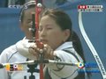 视频：射箭女团1/4决赛 韩国领先蒙古22环