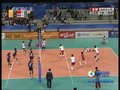视频：女排小组赛 两队互攻数次上演精彩救球