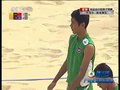 视频：沙排预赛第二局回放 中国21-10柬埔寨
