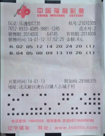 彩民坚持每期买两注 中500万家人竟不信(图)