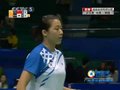 视频：羽球女团单打 韩国选手扣杀得分4-4