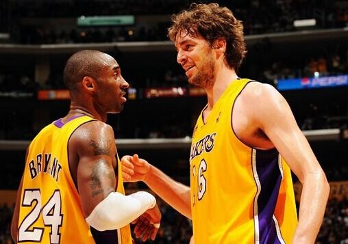 加索尔:科比成就难以置信打湖人感觉很奇怪_体育_腾讯网