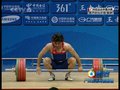 视频：男子举重85公斤级挺举全程回放