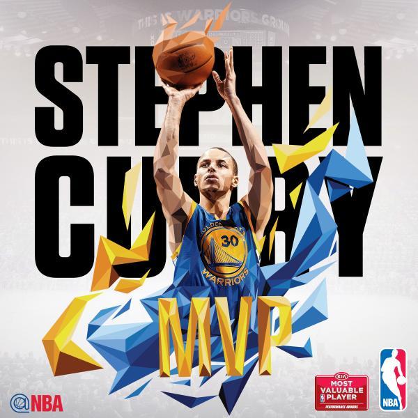 nba官方宣布库里获常规赛mvp 哈登第2詹皇第3