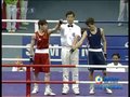 视频：拳击赛场朝鲜选手以6-1赢得第二回合