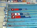 女子100m仰泳赵菁夺金