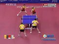 视频：乒球女双1/4决赛 中国队突变进攻节奏