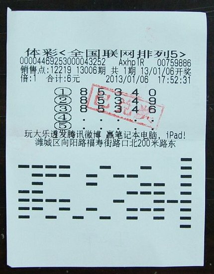 孝子6元揽排五10万 直言留奖金为父养老(图)