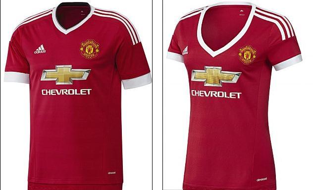性别歧视? 曼联女版球衣“深v”造型惹争议_体育_一生一世