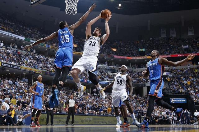 历史上的今天：双少战双塔！雷霆灰熊3加时大战