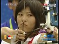 视频：射箭女团半决赛 6箭过后中国队落后一环