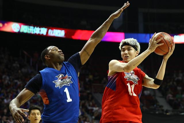 名人赛三节:三巨头齐砍两双 孙杨数据太惊喜_体育_腾讯网