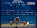 视频：男子举重挺举 库兹涅佐夫举200kg失败