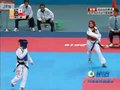 视频：吴静钰以守为攻 成功击中对手头部
