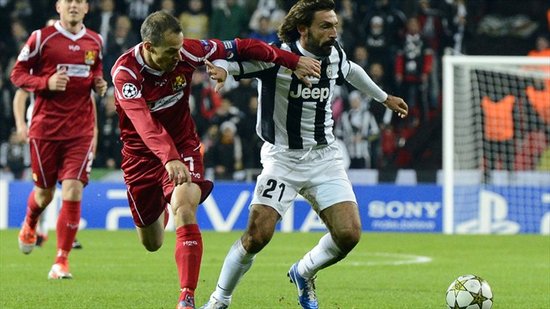 欧冠-尤文1-1北西兰 武齐尼奇救主斑马九连平