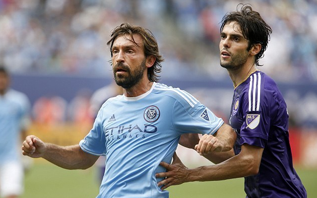 美职联-纽约城5-3奥兰多 皮尔洛首秀重逢卡卡