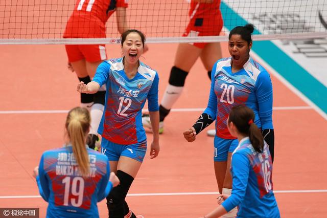 女排联赛-天津3-0力挫四川 季军赛首回合获胜