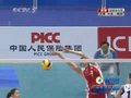 视频：亚运女排决赛 王一梅神勇单人拦网得分