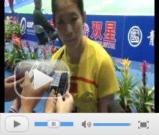 视频：汪鑫称比赛失控 回去找问题再提升信心