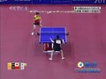 视频：乒乓女团中日战 郭跃反手变线拉球得分