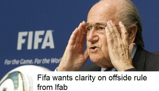 FIFA提案修改越位规则 新标准:是否冲着球去